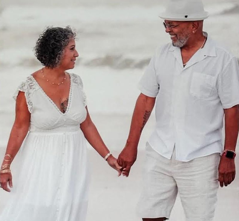 Mr. C.E.English and Cary Clark